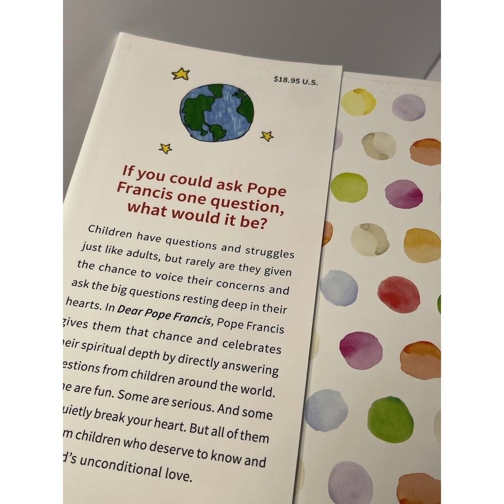 Dear Pope Francis The Pope Answers Letters from Children Hardcover Book 2016 - Picture 6 of 8